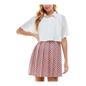 KINGSTON GREY Plaid Skirt Two Piece Dress NWT